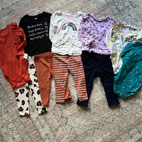 Old Navy Other - Baby girl 12-18 month long sleeve pants bundle
